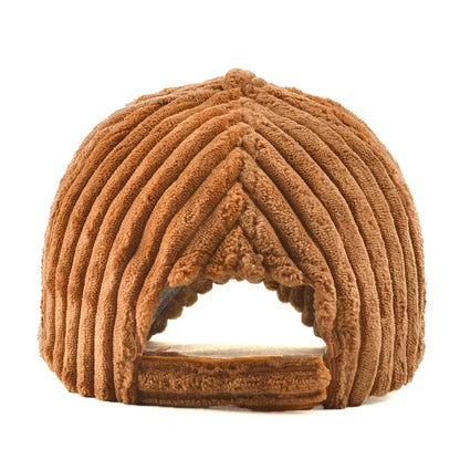 Autumn Winter Baseball Cap Women Corduroy Winter Hats for Women Snapback Hat Female Hip Hop Cap Gorras Bone Casquette Gorro