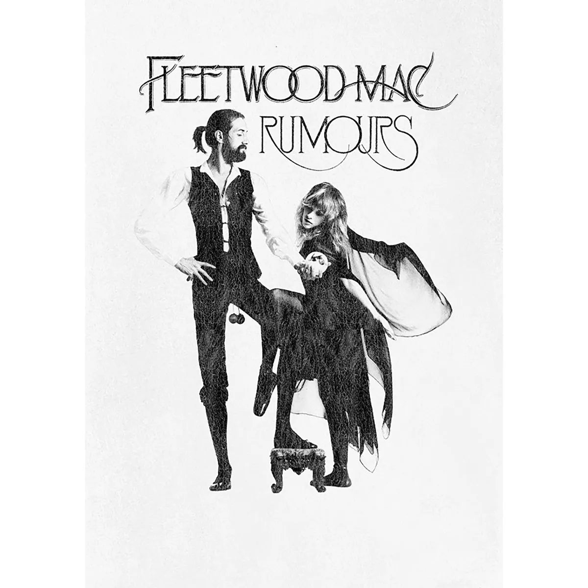 Men'S Fleetwood Mac Short Sleeve Graphic T-Shirt - White