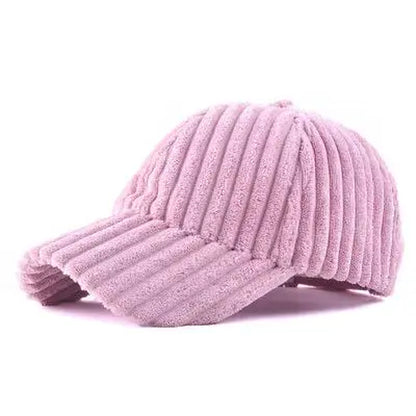 Autumn Winter Baseball Cap Women Corduroy Winter Hats for Women Snapback Hat Female Hip Hop Cap Gorras Bone Casquette Gorro