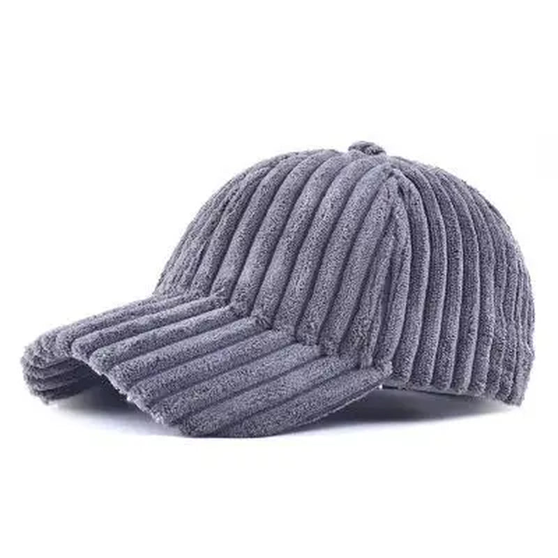 Autumn Winter Baseball Cap Women Corduroy Winter Hats for Women Snapback Hat Female Hip Hop Cap Gorras Bone Casquette Gorro