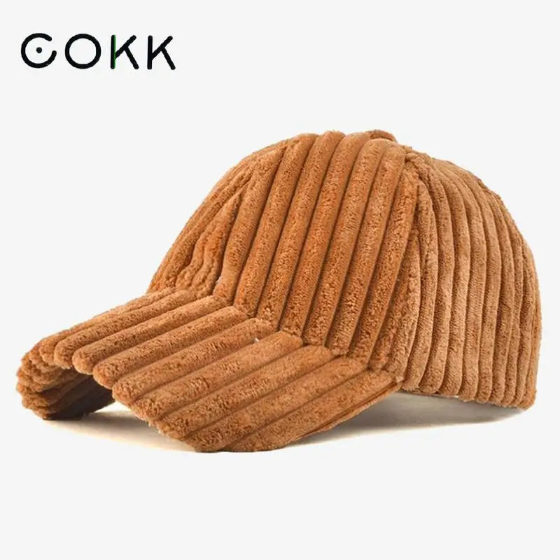 Autumn Winter Baseball Cap Women Corduroy Winter Hats for Women Snapback Hat Female Hip Hop Cap Gorras Bone Casquette Gorro