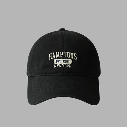 Letter Embroidery Women Baseball Hat Solid Color Fashion Casual Peaked Cap Cotton Snapback Hats Sun Visors Girl Bonnet Casquette