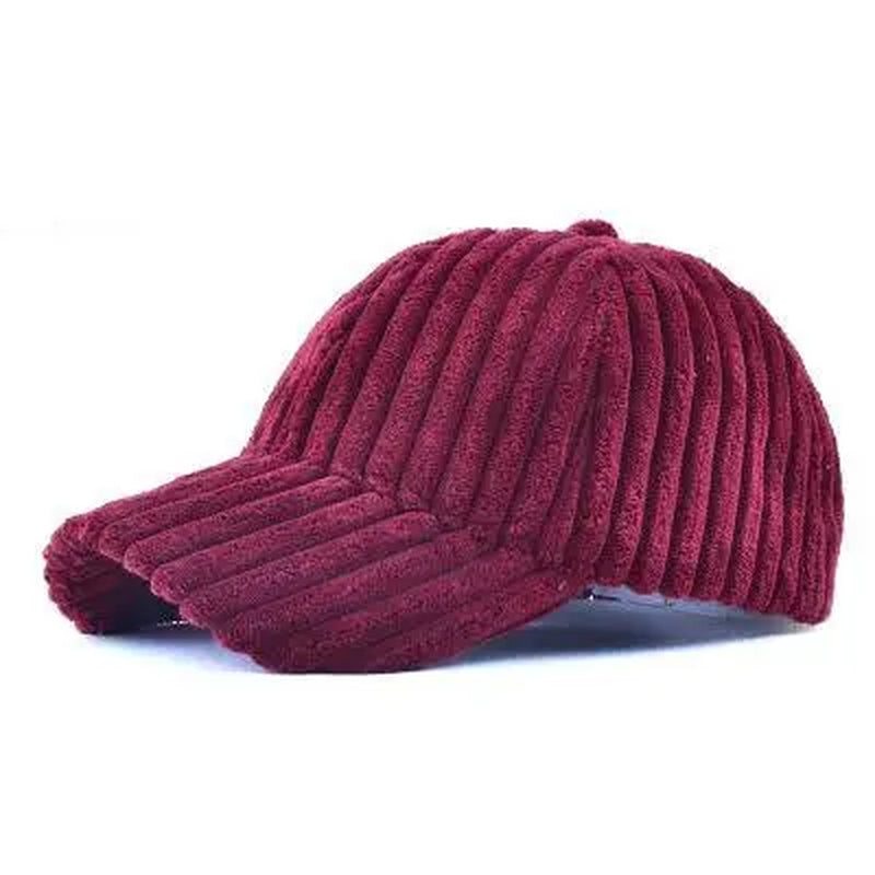 Autumn Winter Baseball Cap Women Corduroy Winter Hats for Women Snapback Hat Female Hip Hop Cap Gorras Bone Casquette Gorro
