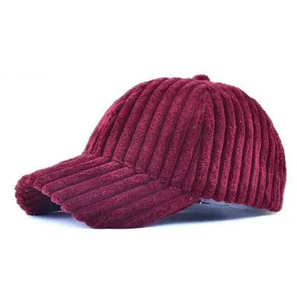 Autumn Winter Baseball Cap Women Corduroy Winter Hats for Women Snapback Hat Female Hip Hop Cap Gorras Bone Casquette Gorro