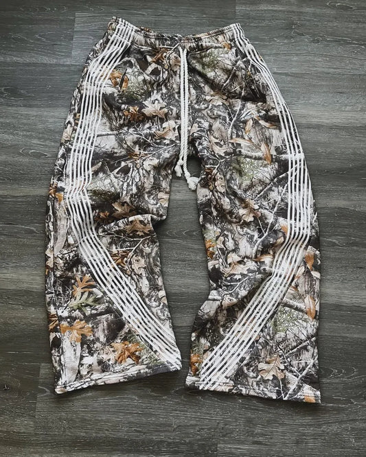 Y2K Retro Camouflage Casual Loose Fitting Men Pants, Gothic Harajuku Men and Women High-Quality Jogging Drawstring Sports Pants