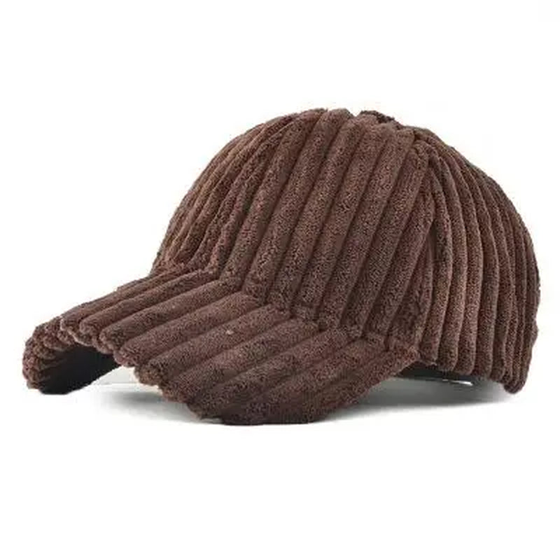 Autumn Winter Baseball Cap Women Corduroy Winter Hats for Women Snapback Hat Female Hip Hop Cap Gorras Bone Casquette Gorro