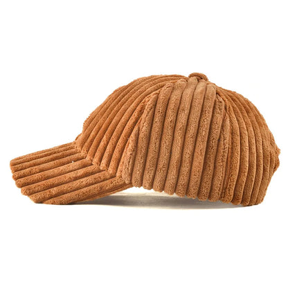 Autumn Winter Baseball Cap Women Corduroy Winter Hats for Women Snapback Hat Female Hip Hop Cap Gorras Bone Casquette Gorro
