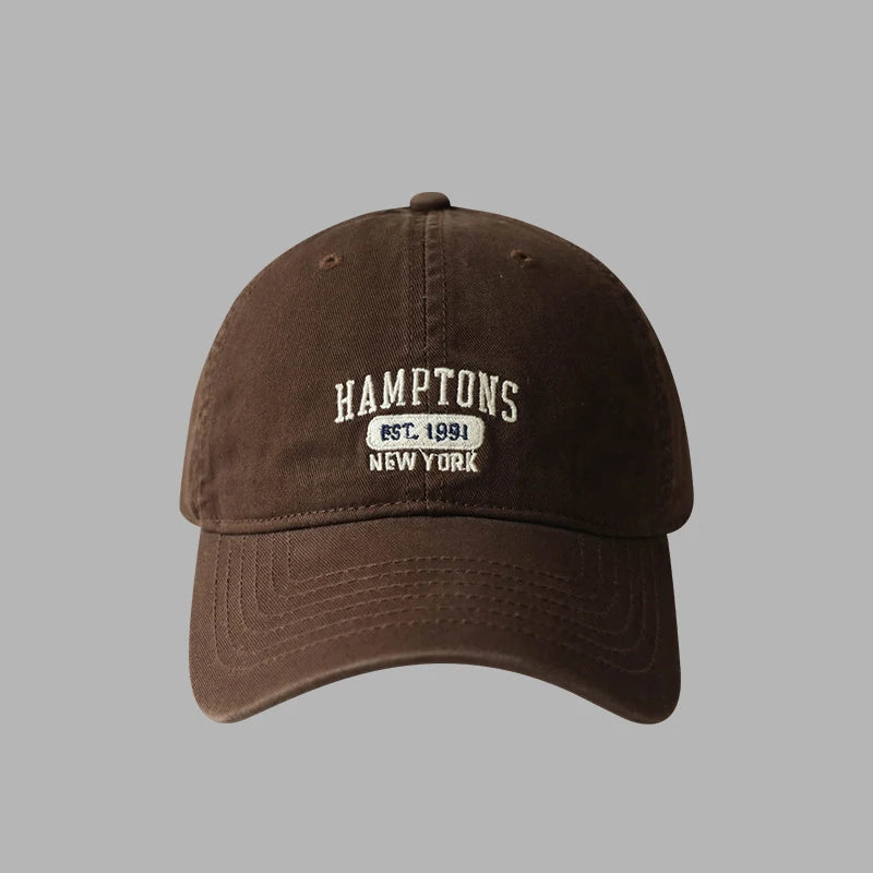 Letter Embroidery Women Baseball Hat Solid Color Fashion Casual Peaked Cap Cotton Snapback Hats Sun Visors Girl Bonnet Casquette